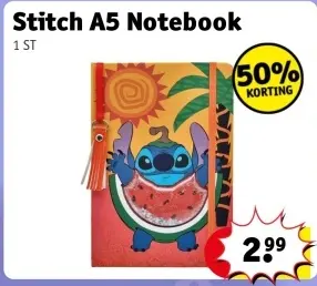 Aanbieding: Stitch A5 Notebook