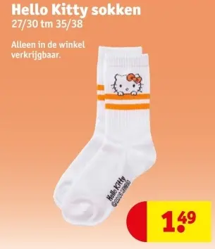 Aanbieding: Hello Kitty sokken