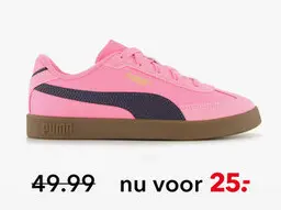 Aanbieding: Puma Club II Era meisjes sneakers roze blauw