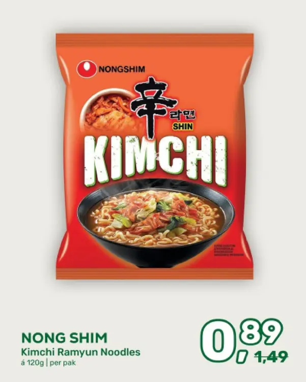 Aanbieding: Kimchi Ramyun Noodles