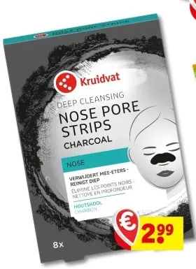 Promotie: Deep Cleansing Nose Pore Strips Charcoal