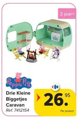 Promotie: Drie Kleine Biggetjes Caravan
