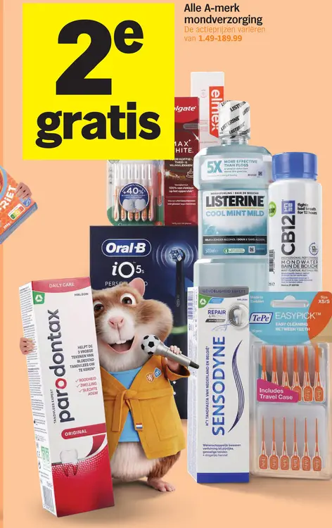 Aanbieding: Alle A-merk mondverzorging