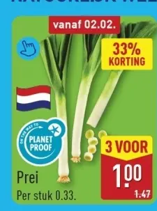 Aanbieding: Prei