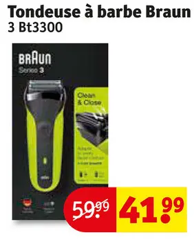Offre: Tondeuse à barbe 3 Bt3300