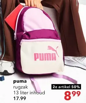 Aanbieding: Puma Phase CB Small rugzak roze paars 13 liter