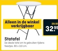 Aanbieding: Statafel