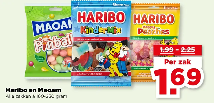 Aanbieding: Haribo en Maoam