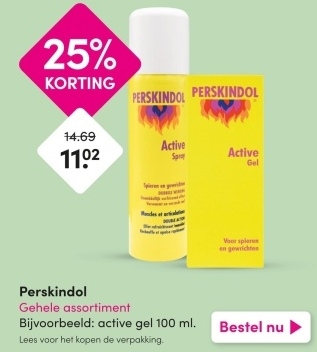 Aanbieding: Perskindol active gel