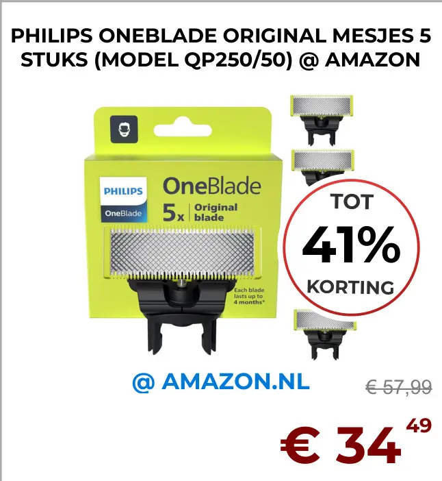 Aanbieding: Oneblade original mesjes