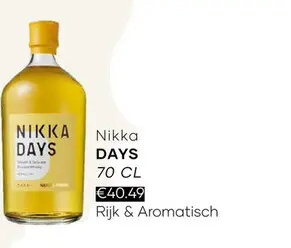 Aanbieding: Nikka Days | 70 CL