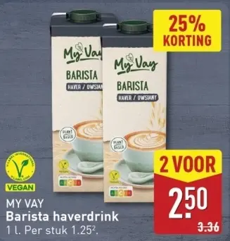 Aanbieding: Barista haverdrink