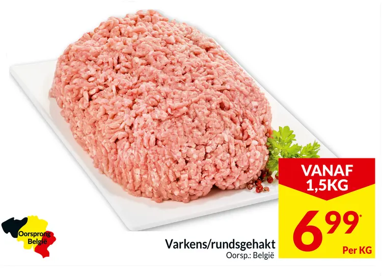Promotie: Varkens/rundsgehakt