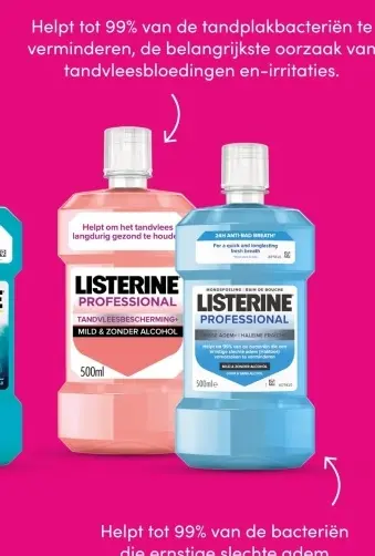 Aanbieding: Listerine professional tandvleesbescherming+ 