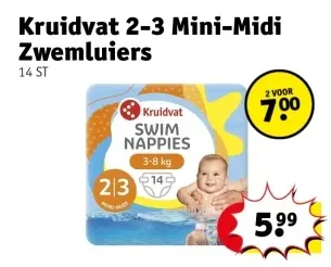 Aanbieding: 2-3 Mini-Midi Zwemluiers