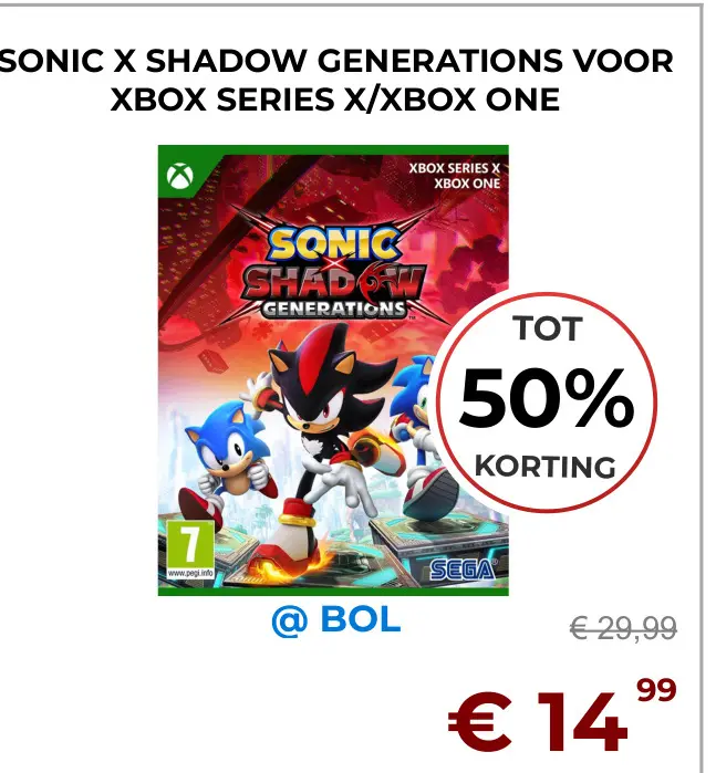 Aanbieding: Sonic x shadow generations