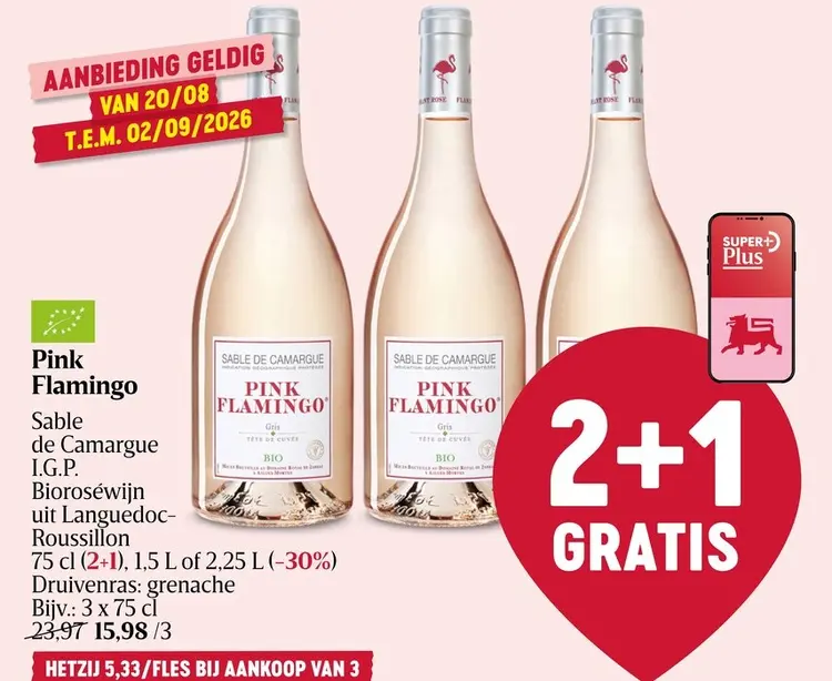 Promotie: Pink Flamingo