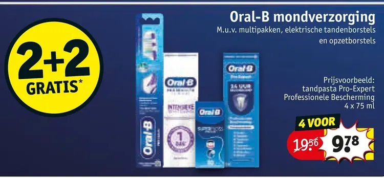 Aanbieding: Oral-B mondverzorging