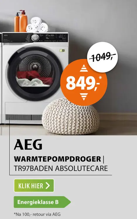 Aanbieding: AEG TR97BADEN AbsoluteCare Wit