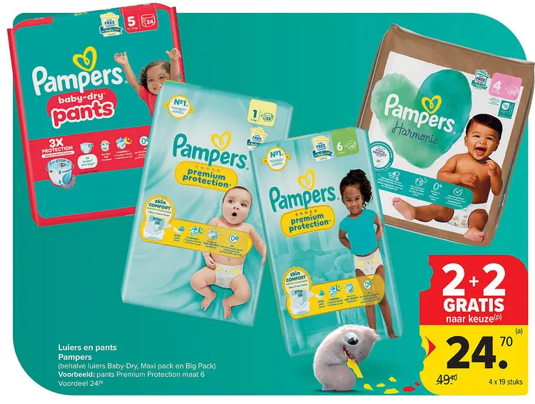 Aanbieding: Luiers en pants