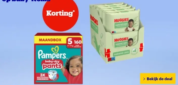 Aanbieding: Pampers baby-dry pants
