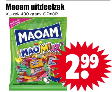 Aanbieding: Maoam uitdeelzak