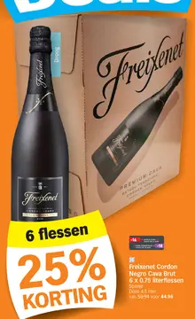 Aanbieding: Freixenet Cordon Negro Cava Brut