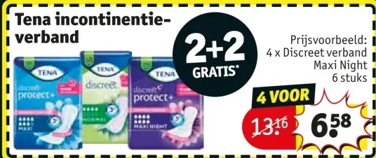 Promotie: Tena incontinentie-verband