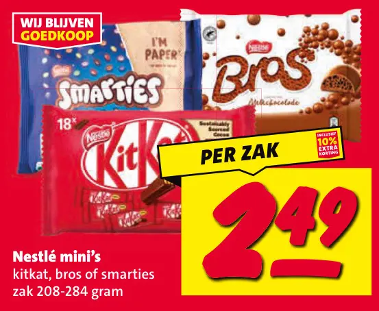 Aanbieding: Nestlé mini's