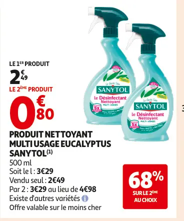 Offre: Produit nettoyant multi usage eucalyptus