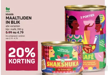 Aanbieding: Mixblik MAALTIJDEN IN BLIK