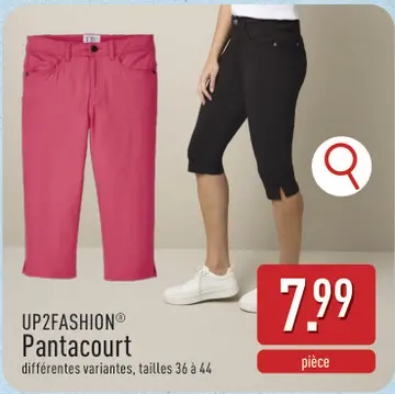 Offre: UP2FASHION® Pantacourt