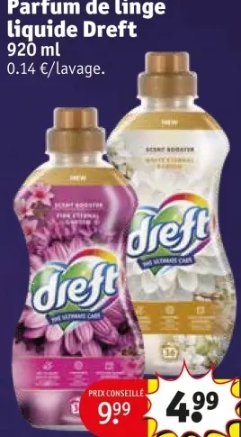 Offre: Parfum de linge liquide