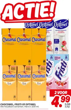 Aanbieding: CHOCOMEL, FRISTI OF OPTIMEL