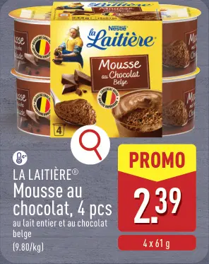 Offre: Mousse au chocolat