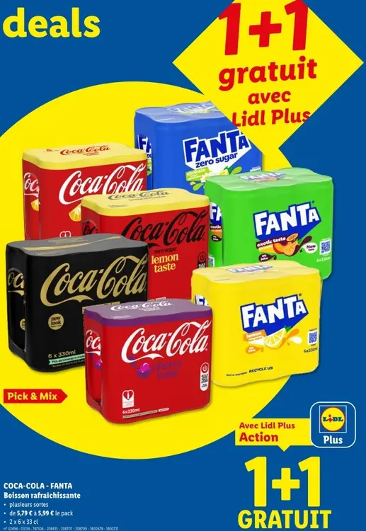 Offre: Coca-cola - Fanta