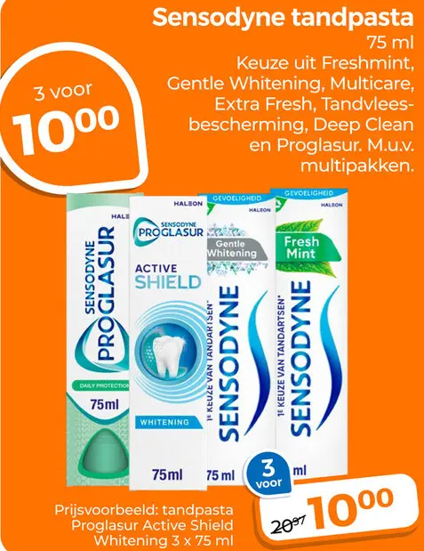 Aanbieding: Sensodyne tandpasta