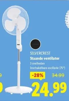 Aanbieding: Staande ventilator