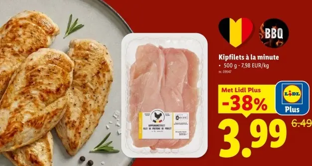 Promotie: Kipfilets à la minute