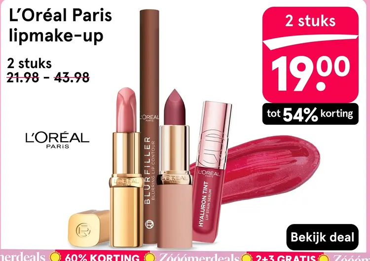 Aanbieding: lipmake-up