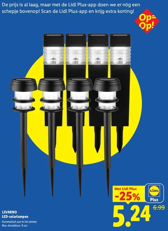 Aanbieding: LED-solarlampen
