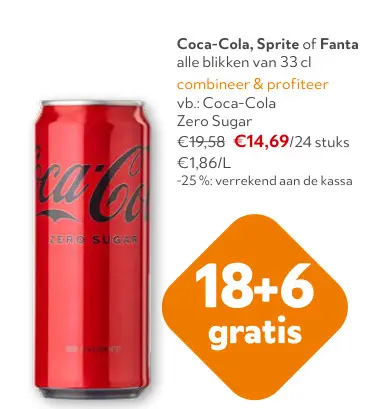 Promotie: Coca-Cola, Sprite of Fanta