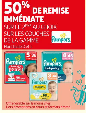 Promotie: Couches Pampers