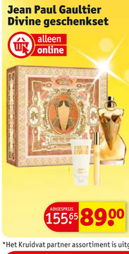 Aanbieding: Jean Paul Gaultier Divine geschenkset