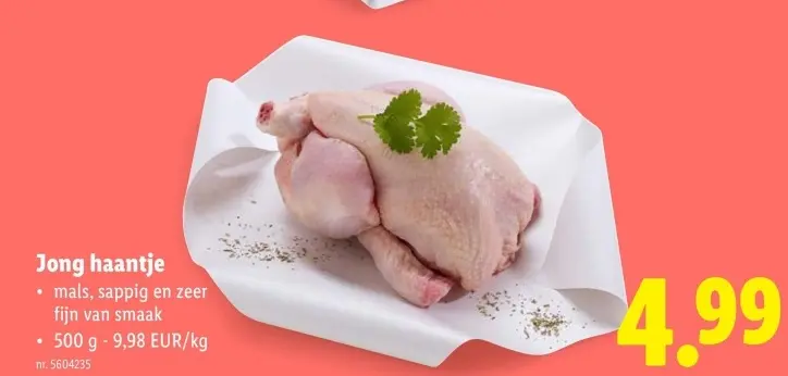 Aanbieding: Jong haantje