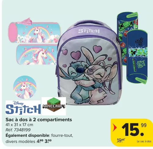 Offre: Sac à dos à 2 compartiments