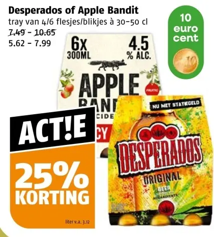 Aanbieding: Desperados of Apple Bandit