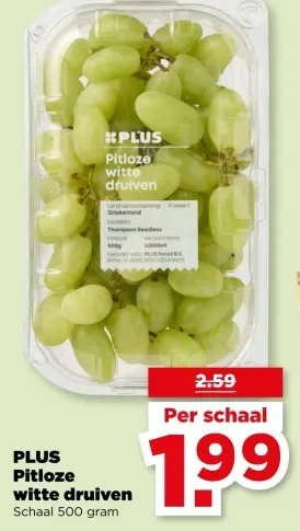 Pitloze witte druiven