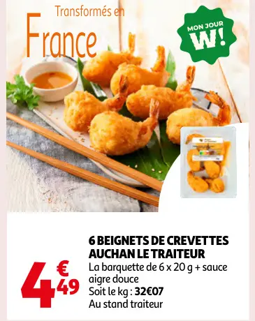 Offre: Beignets de crevettes