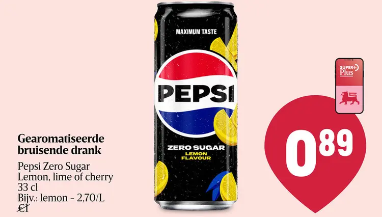 Promotie: Gearomatiseerde bruisende drank